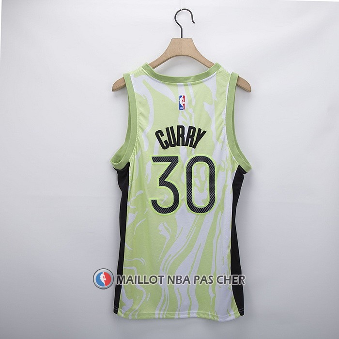 Maillot Golden State Warriors Stephen Curry Fashion Royalty Vert